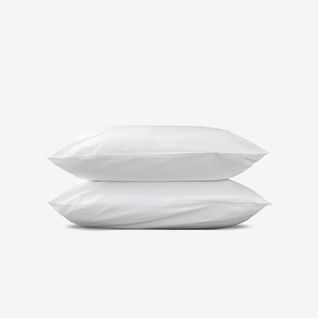 Taies D'oreillers 65x65cm - Blanc - Coton Lavé