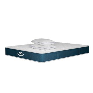 Matelas Hybride Et Oreillers Moelleux 70x190cm Épais 22cm Et Oreillers 50x70cm