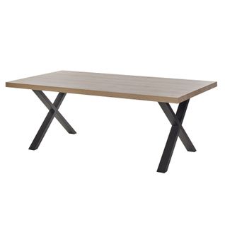 Table à Manger 200 X 95 Cm Pieds En Croix Ariel