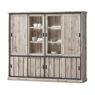 Vaisselier Grand Modèle Lena 6+2 Portes LED