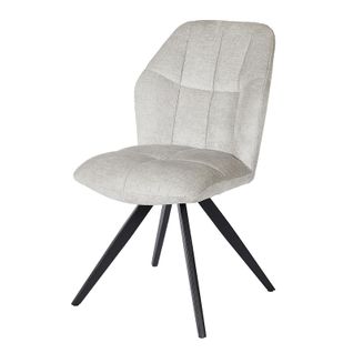 Chaise St2319 Gris Clair Pieds Métal Noir