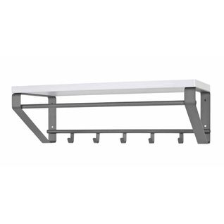 Patère Murale Design "kare" 70cm Blanc