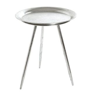 Table D'appoint Design "matalo" 47cm Argent