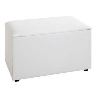 Coffre De Rangement Design "soldi" 65cm Blanc