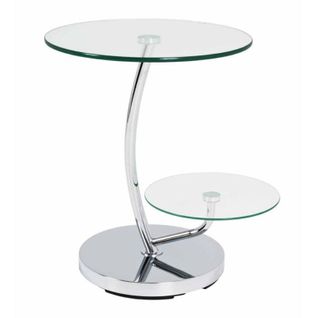 Table D'appoint Design "cofag" 55cm Chromé
