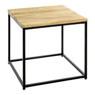 Table D'appoint "pika" 45cm Chêne et Noir
