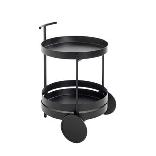 Desserte De Cuisine Ronde "postres" 62cm Noir