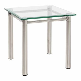 Table D'appoint Design "fygas" 60cm Argent