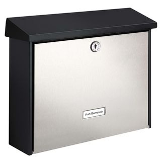 Boîte Aux Lettres London 6867b+s Acier Inoxydable Argenté