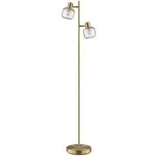 Lampadaire droit H. 140 cm LINDSET Doré