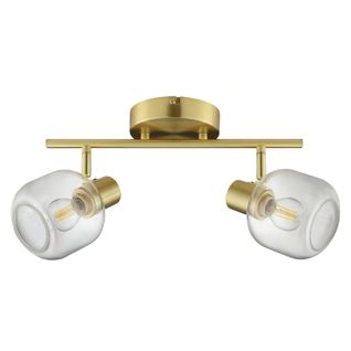 Spot 2 têtes LINDSET Doré