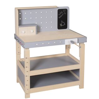 Établi Enfant En Bois + Outils + Accessoires De Bricolage + Scie + Marteau Et Autres