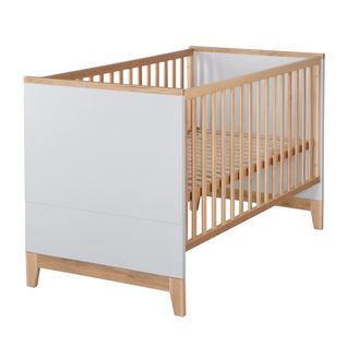 Lit Bébé Évolutif Caro - 70x140 - Convertible - Réglable En Hauteur