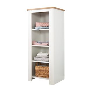 Étagère Sur Pied Ava - Pour Chambre D'enfant - Blanc / Décor Bois