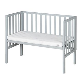 Lit Cododo 45 X 90 Avec Matelas Respirant Et Barrière En Toile - Gris
