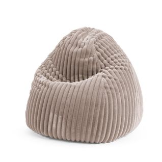 Pouf Poire Raya XL Taupe