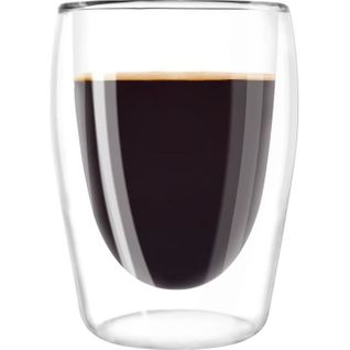 Lot De 2 Verres En Borosilicate Pour Café Long 200 Ml Transparent