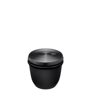 Boîte À Sel Et À épices  Noir En Céramique - Noir