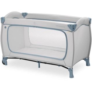 Lit Parapluie Sleep N Play Go Plus - Gris Et Bleu 60 x 120 cm