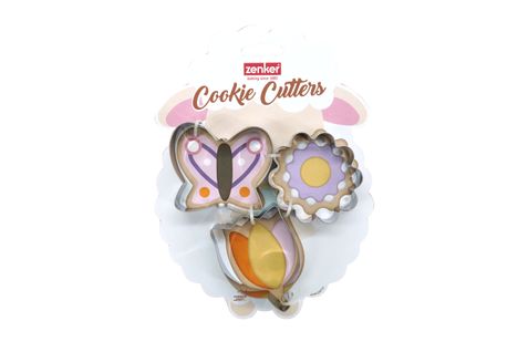 Lot De 3 Emporte-pièces  Pâques Inox Pâques