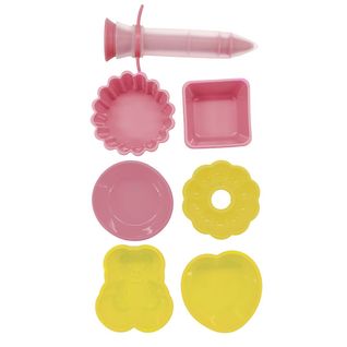Set De 7 Ustensiles De Pâtisserie Avec Stylo De Décoration Et Mini Moules