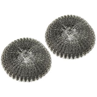 Lot De 2 Recharges D'éponges Inox Pour Brosse Nettoyante Tecno