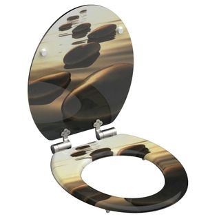 Siège De Toilette Avec Fermeture En Douceur Sea Stone