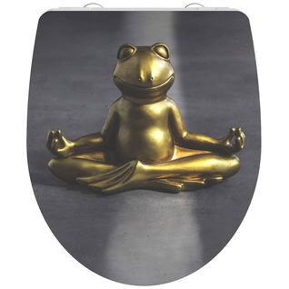 Siège De Toilette Duroplast Fermeture En Douceur Relaxing Frog