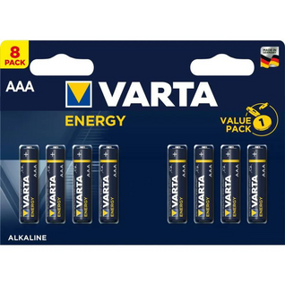 Pack De 8 Piles Alcaline Aaa - 1,5v Varta Lr03-4