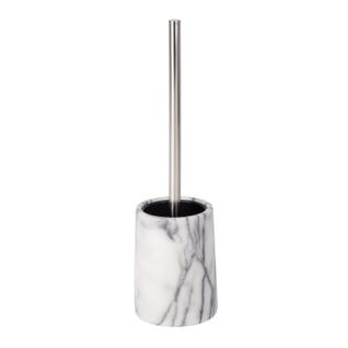 Brosse Wc Design Marbre Onyx - Blanc