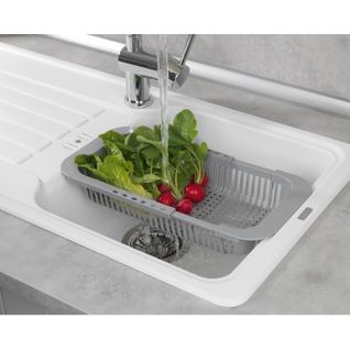 Egouttoir Pour Évier Extensible Denvers - L. 30/39 Cm - Gris