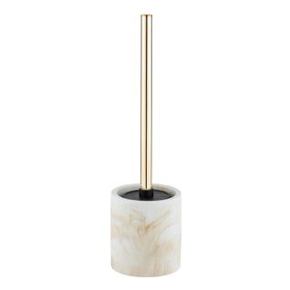Brosse Wc Design Marbre Odos - Blanc