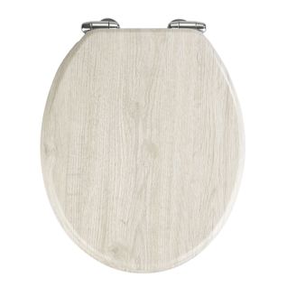 Abattant Wc En Mdf Design Bois Chêne - Gris