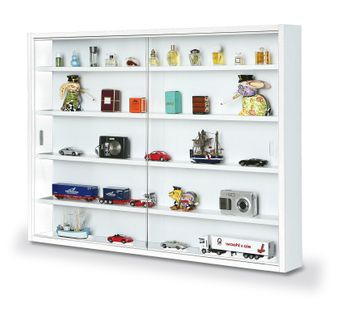 Vitrine Etagère Murale COMPILATI 5 Niches Blanc