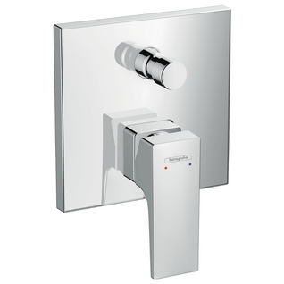 Façade Mitigeur Bain Douche Encastré 2 Sorties Hansgrohe Metropol Chromé