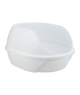 Bac à Litiere Trixie Simao - Haut Rebord - 48 × 30 × 58 Cm - Blanc