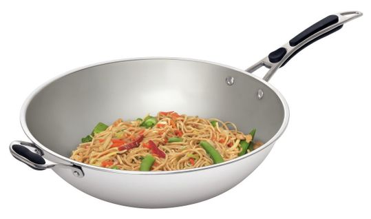 Sauteuse Wok Inox D.36 Cm Pour Induction Iw35 -