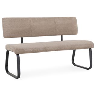 Banc D'entrée Vilas L 135 Cm En Tissu - Marron Clair