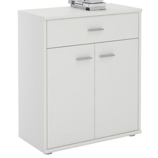 Buffet Monaco, En Mélaminé Blanc Mat