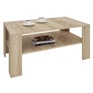 Table Basse Lorient, En Mélaminé Décor Chêne Sonoma