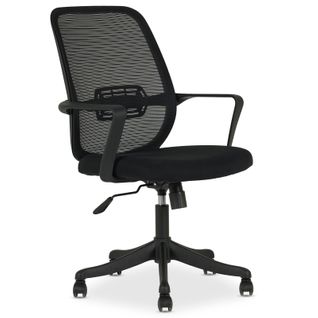 Chaise De Bureau Ergonomique Mollis Réglable En Tissu Mesh - Noir