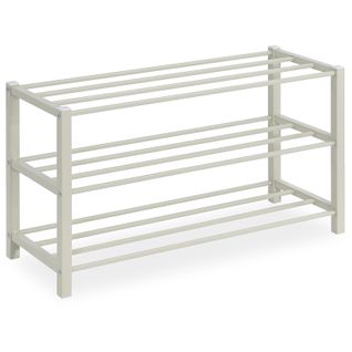 Étagère à Chaussures Navan 3 Niveaux En Métal - Beige