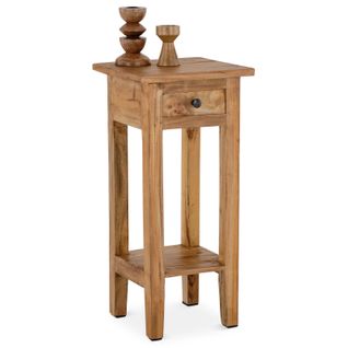 Table D'appoint Gerbier H 66 Cm , En Acajou - Coloris Rustique