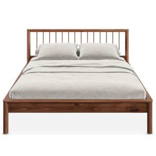 Lit 140 X 190 Avec Sommier Apoana En Bois Massif - Coloris Châtaignier