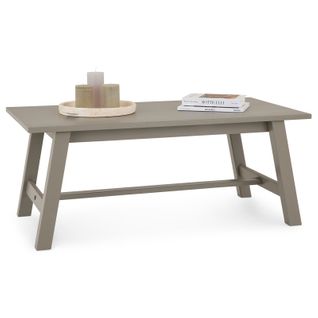Table Basse Luzerna En Bois Massif - Gris