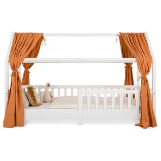 Lot De 2 Rideaux De Lit Nena, En Mousseline - Cuivré