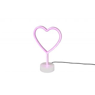 Lampe Fun Effet Néon Coeur