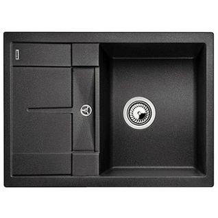 Evier À Encastrer 45cm Manuel Anthracite Avec Siphon - 519561