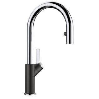 Robinet Douchette Carena-s Noir Et Chromé