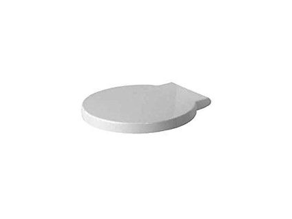 0065880099 abattant De Wc Starck 1 avec Charnière Softclose Vague, Acier Inoxydable/blanc